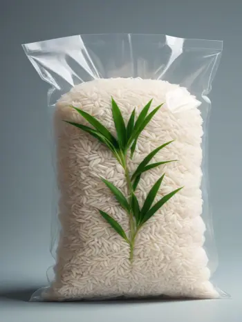 bolsa de arroz de plastico