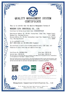 Quality Management System Certificate