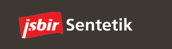 산업용 FIBC 백 제조업체인 İşbir Sentetik의 로고입니다.