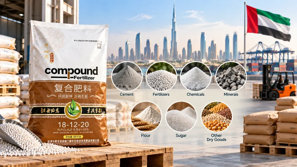 Bolsas de embalaje de fertilizantes para cemento, productos químicos, minerales y productos secos